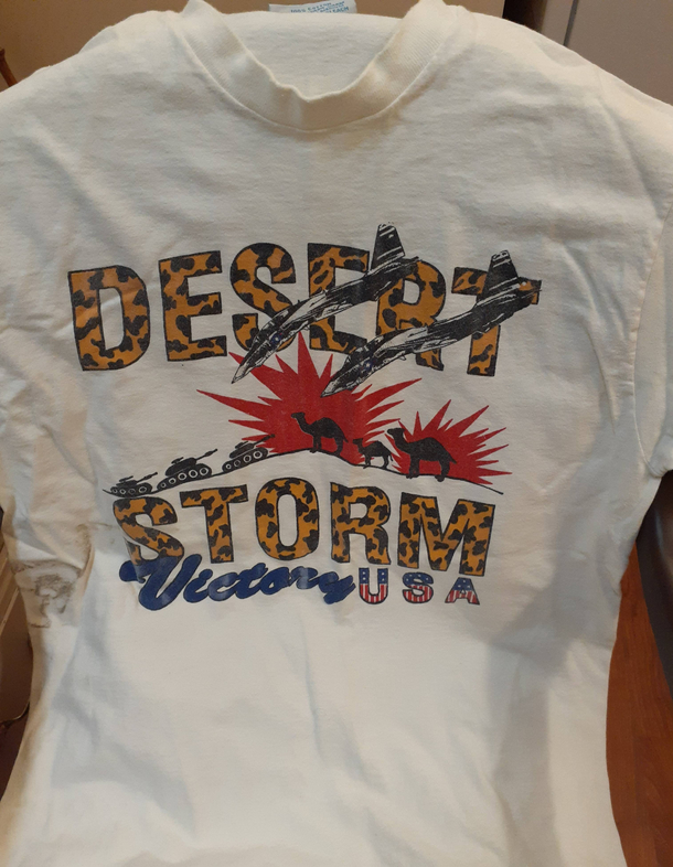 Storage locker find Apparently the US once fought a family of camels with tanks and fighter aircraft