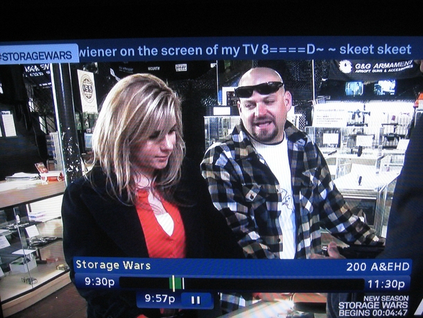 Storage wars should probably check out their tweets before they post them
