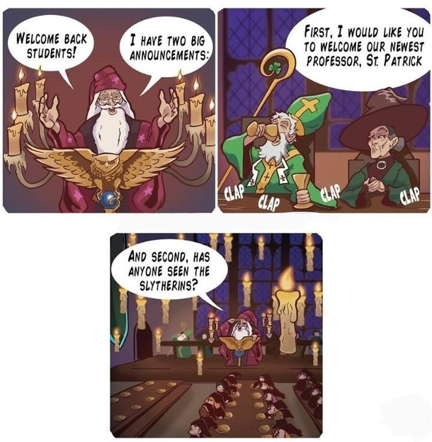 StPatrick at Hogwarts
