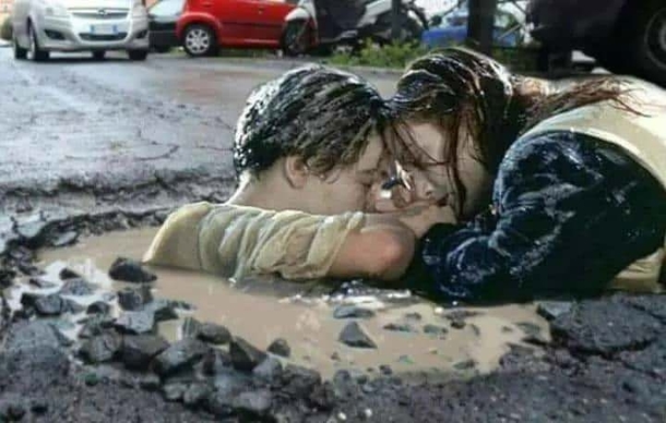 Streets in the Northeast US now that the snow is melted
