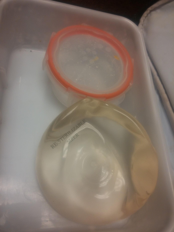 Student left a lunch box in my classroom today I opened it to find the most unique ice pack Ive ever seen