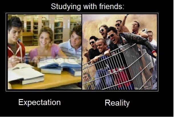 Studying with friends