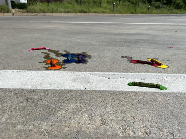 Stumbled upon a crime scene yesterday
