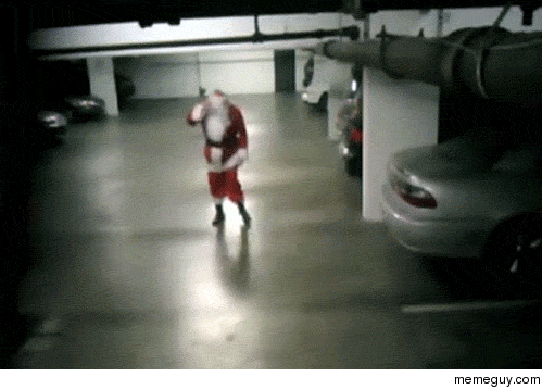Stumbling Santa