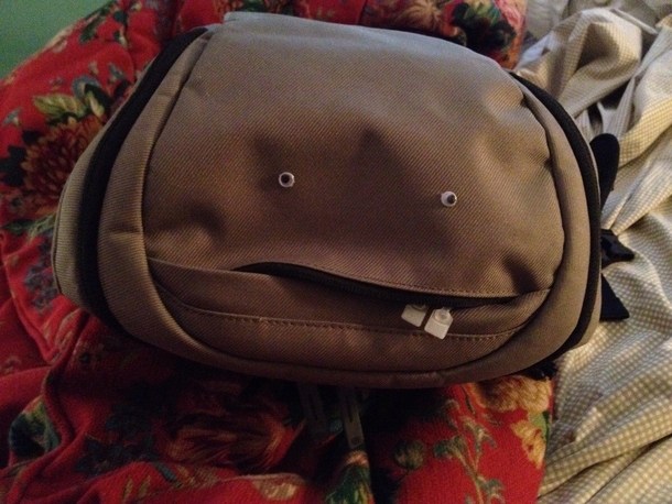 Stupid fucking backpack