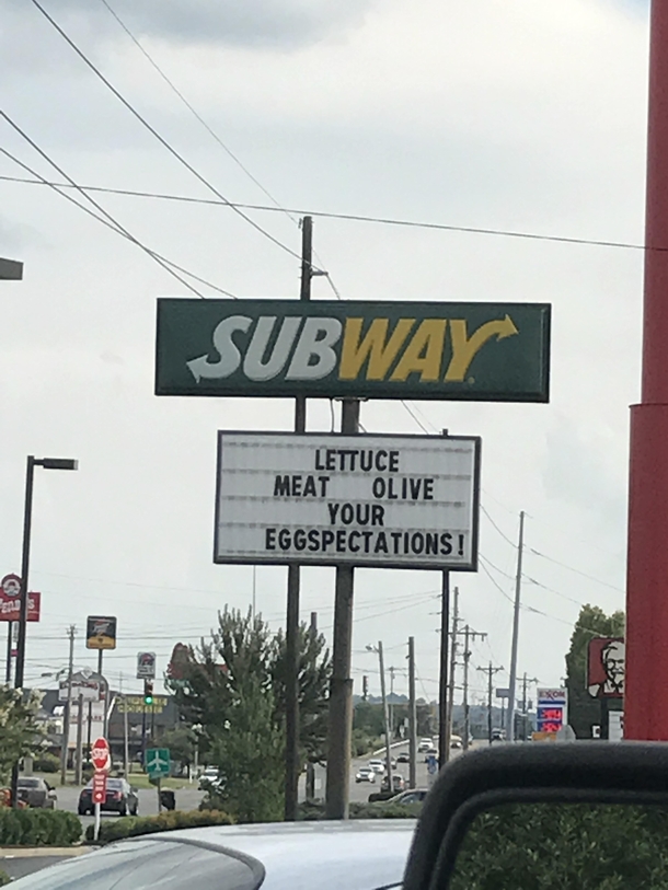 Subway thinks theyre cute
