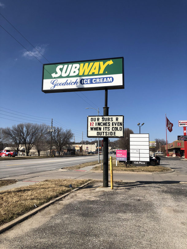Subway wins the day in OmahaNE