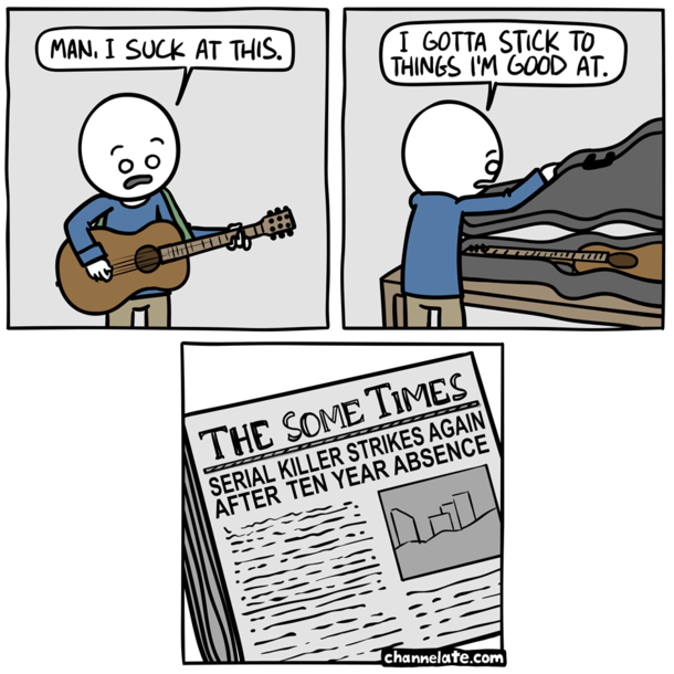 Suck at this