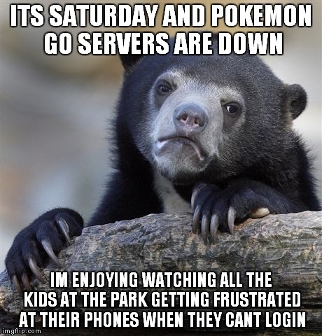 Suddenly everyone questions why they are all outside