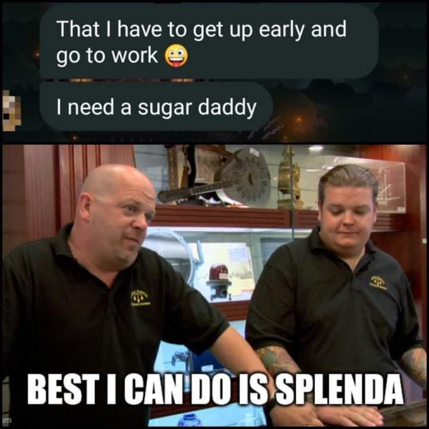 Sugar daddy substitute
