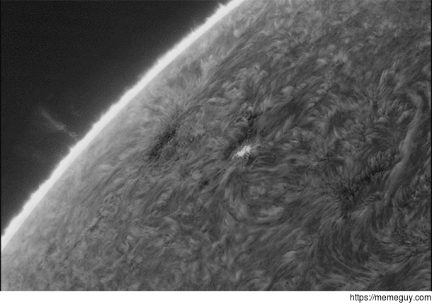 Sun - Solar Surface  Activity - captured with my mm telescope from my back yard