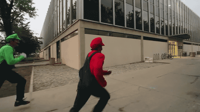 Super Mario Bros in real life