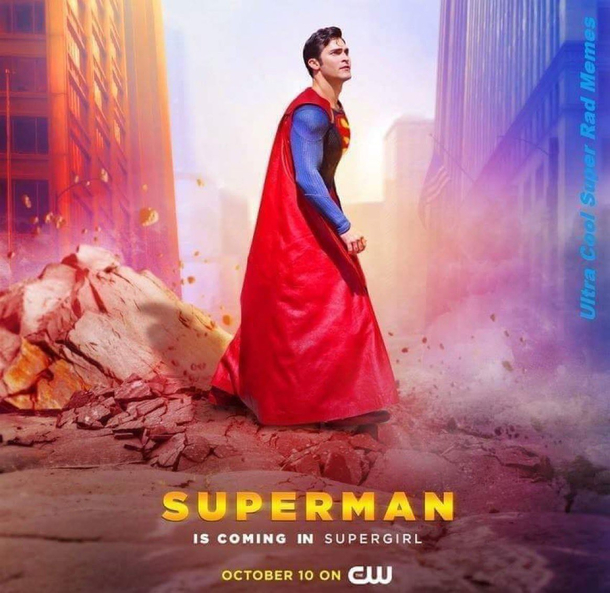 Superman doing what