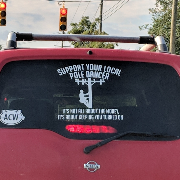 Support your local pole dancer