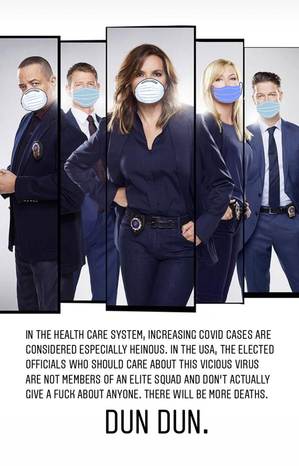 SVU meets COVID Benson help us