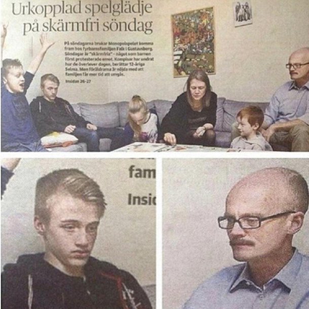 Swedish Newspaper - unplugged gaming fun on a screen free Sunday