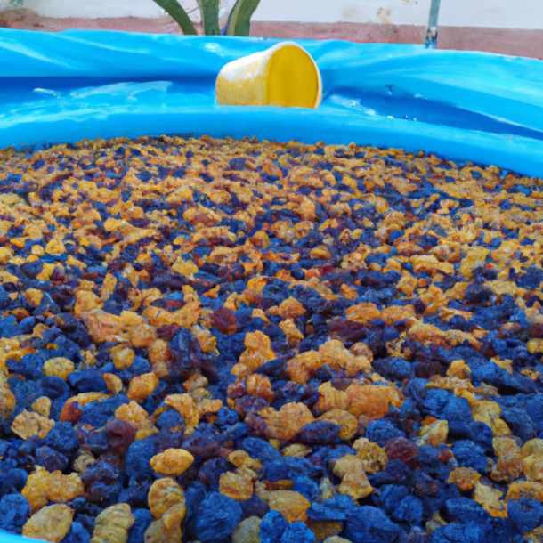 Swimming Pool Full of Raisins