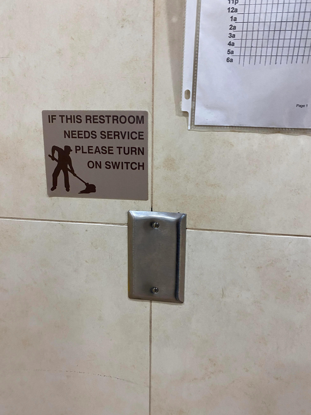 Switch no switch for service