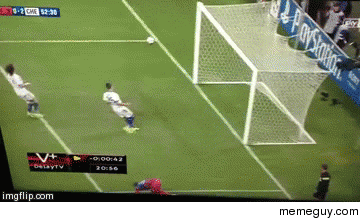 Synchronized soccer players