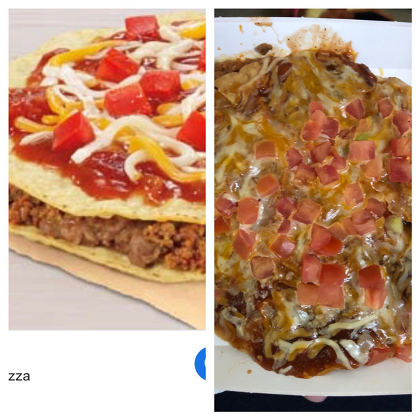 Taco Bell Mexican Pizza or What I imagine prison food to look like