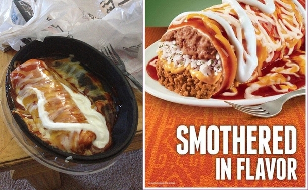 Taco Bell Smothered Burrito 
