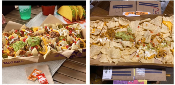Taco Bells Nacho Party Pack