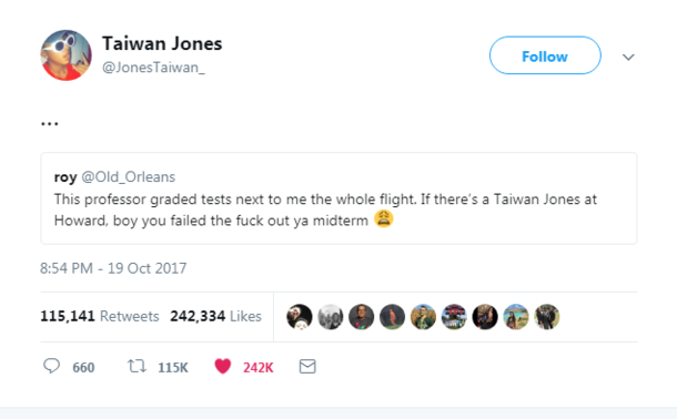 Taiwan Jones vs The Midterm