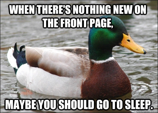 Take it as a sign