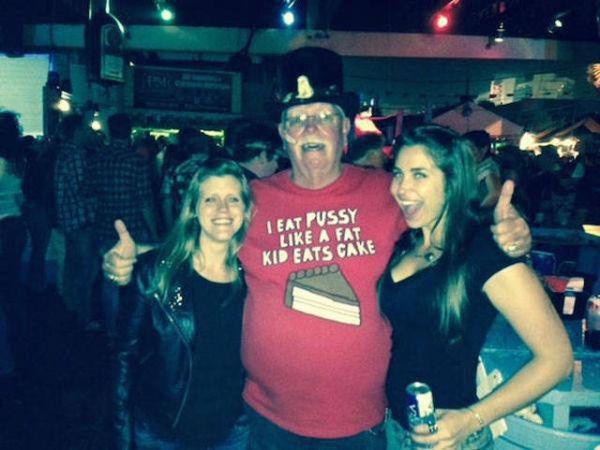 taking grandpa to the bar is always a good idea