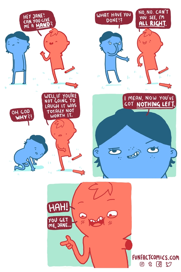 Taking the joke just far enough