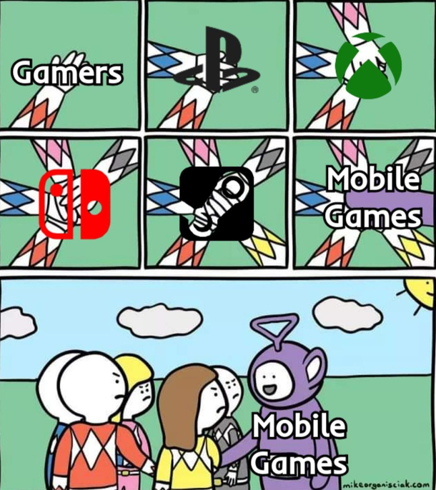 Talk to my hand if you play on a mobile HMPHH