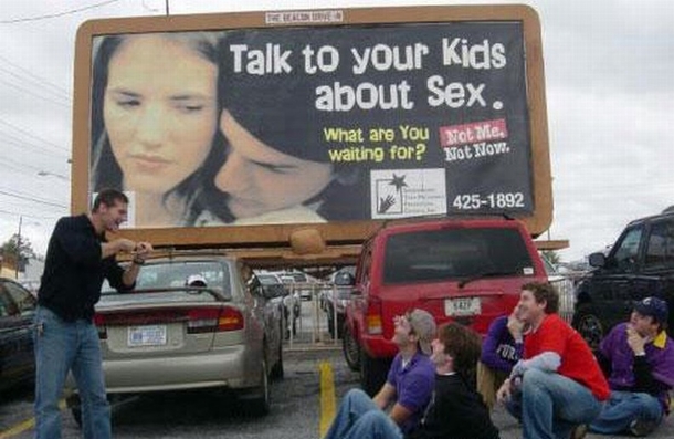 Talk to your kids about sex in front of this sign