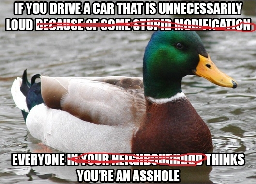 Talking to you Mr  Civic hatchback with cherry bomb exhaust