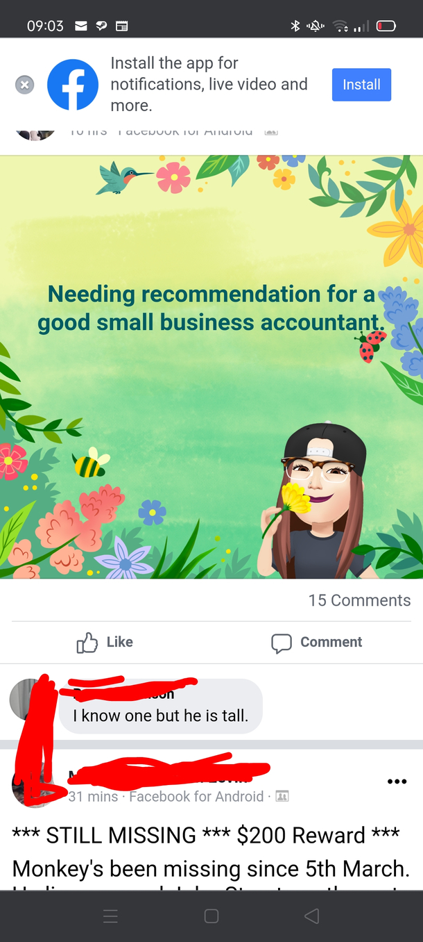 Tall business accountant