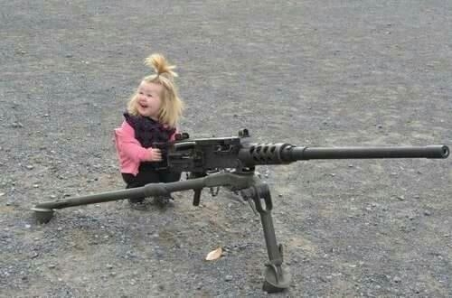 Tank Girl as a toddler I imagine