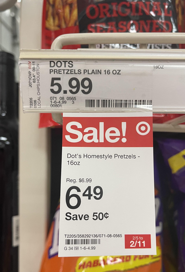 Target dropping deals