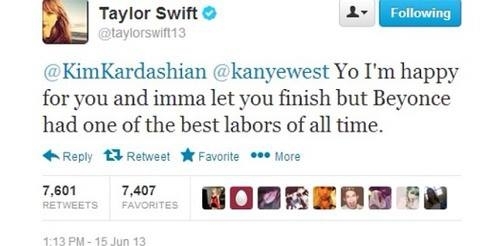 Taylor Swift finally leveled out the scores