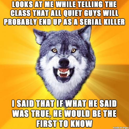 Teacher almost got me expelled