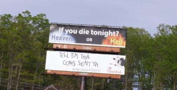 Tell em tha cows sent ya