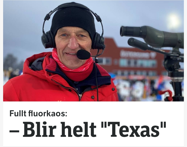 Texas is a slang for crazy or wild west in Norwegian Heres a headline from today