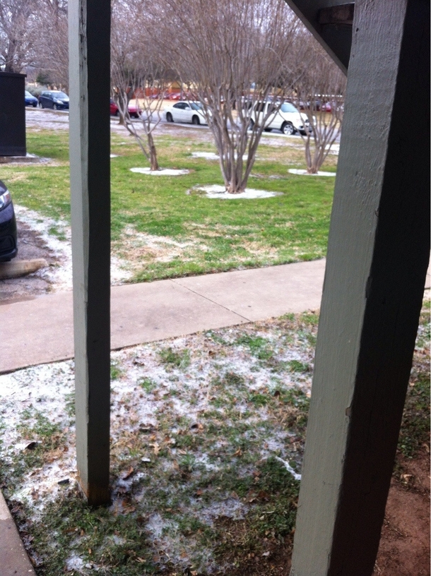 Texas snow day Yes all my classes were cancelled