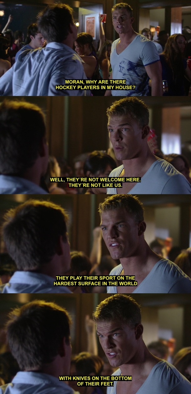 Thad Castle on ice hockey