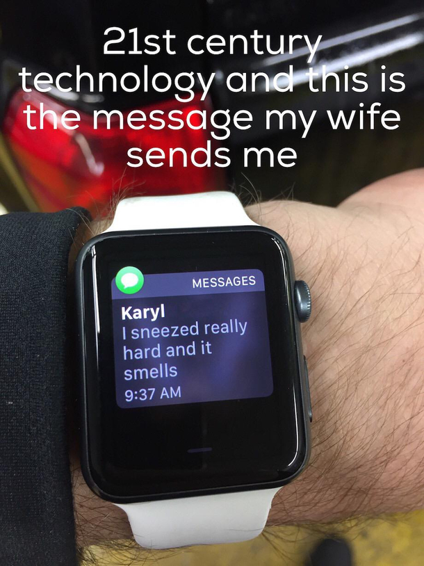 Thank God for technology