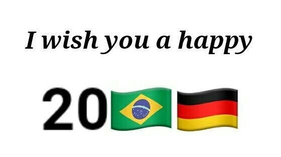 Thank you brazil Germany