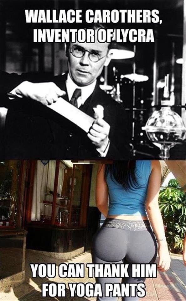 Thank you Wallace Carothers thank you so much
