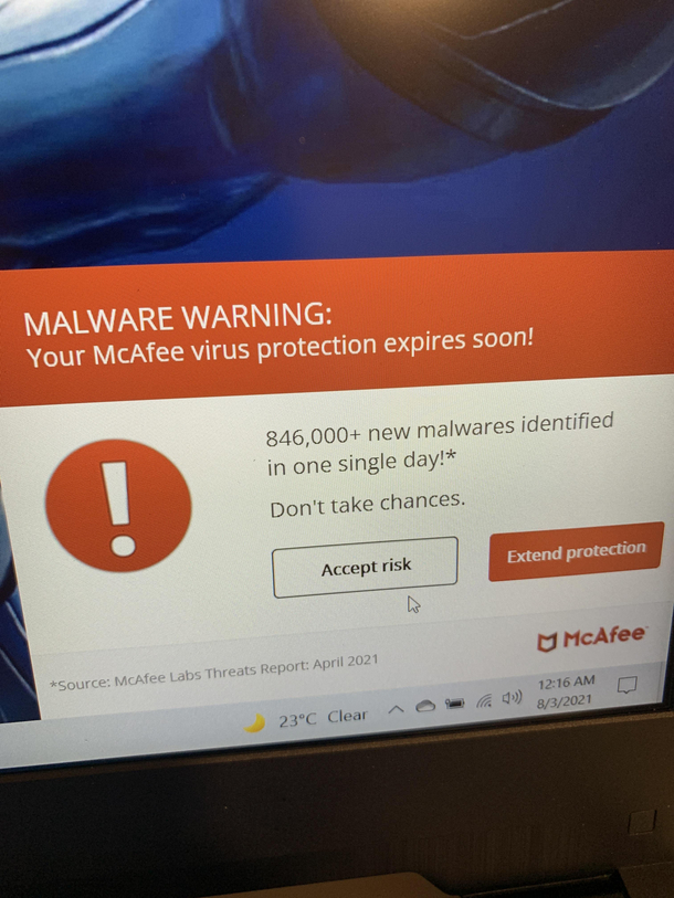Thanks for the heart attack