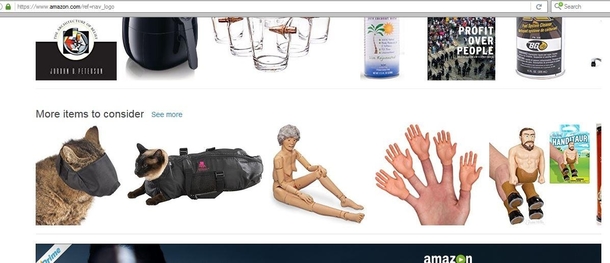 Thanks for the recommendations Amazon