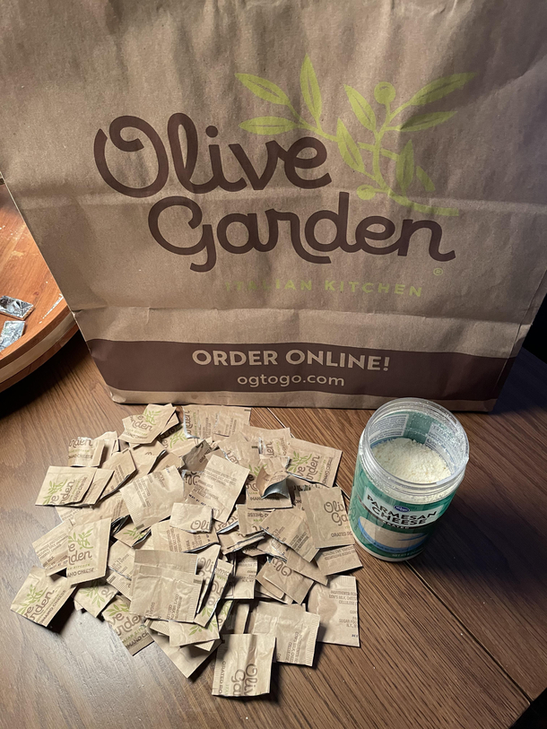 Thanks for the refill Olive Garden