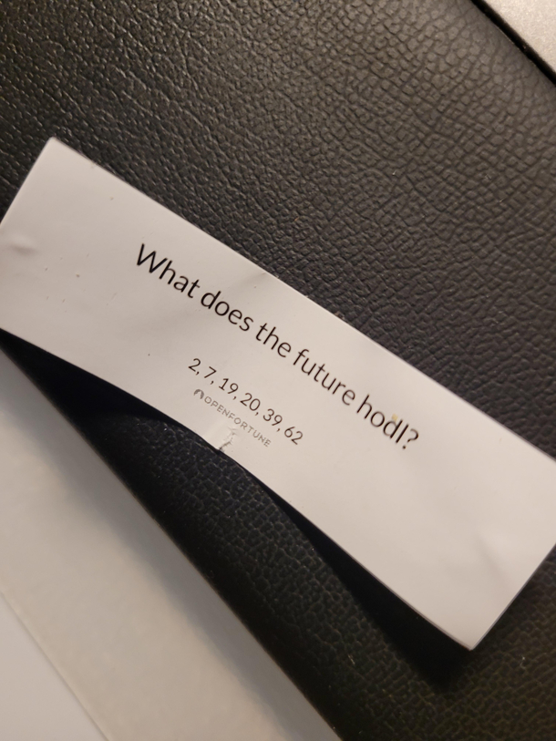 Thanks fortune cookie
