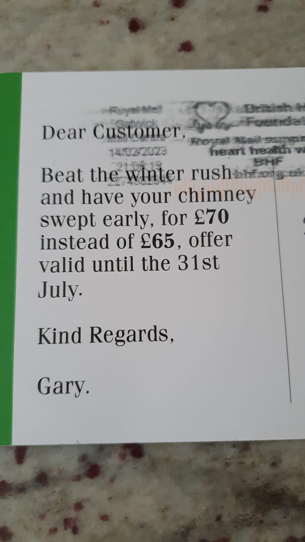 Thanks Gary